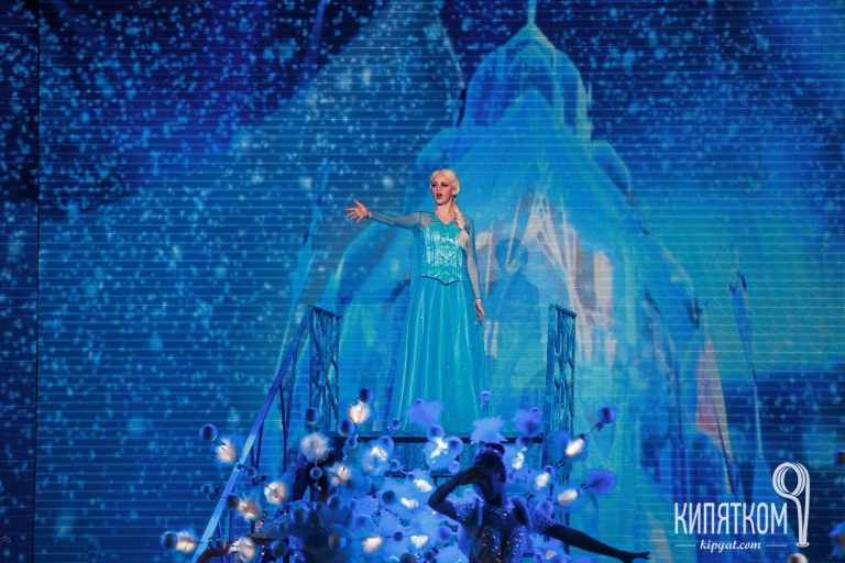 Dance Projection scenic play Frozen the Heart with the continuation by the storyThe Frozen 2