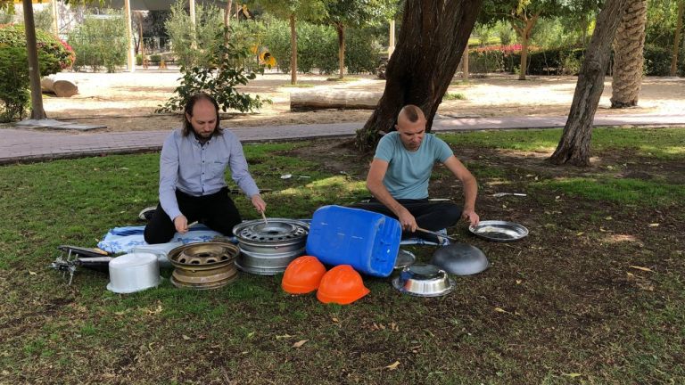 Street Drummers Percussionists